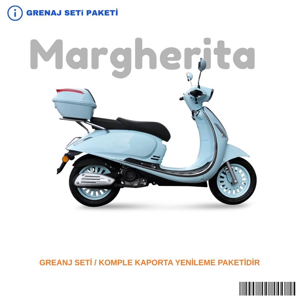 Yuki Margherita Grenaj Seti Mavi 8 Parça